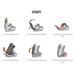Snowboard Bindings SP Private Black Multientry