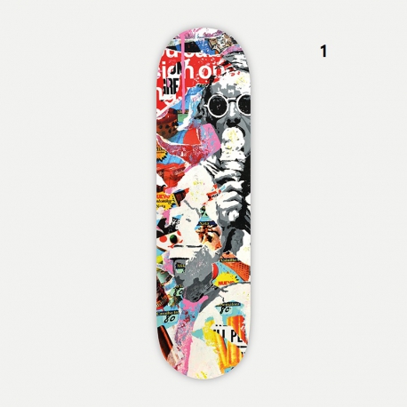Skateboard decorative by Alberto Leon
