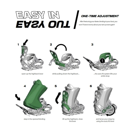 Snowboard bindings SP Core Multientry Black - BeXtreme