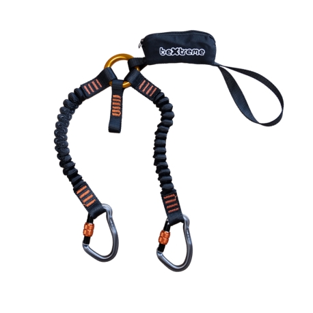 BeXtreme Klettersteig-Set mit Bandfalldämpfer