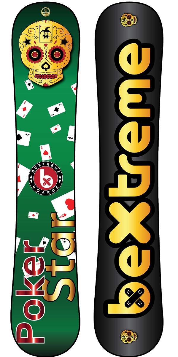Nuevo Snowboard BeXtreme Poker Star