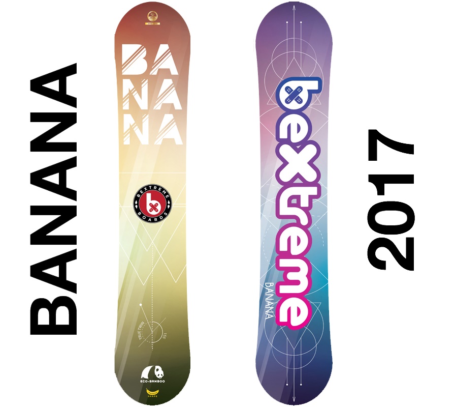 Nueva tabla snow Banana Bambú BeXtreme 2017
