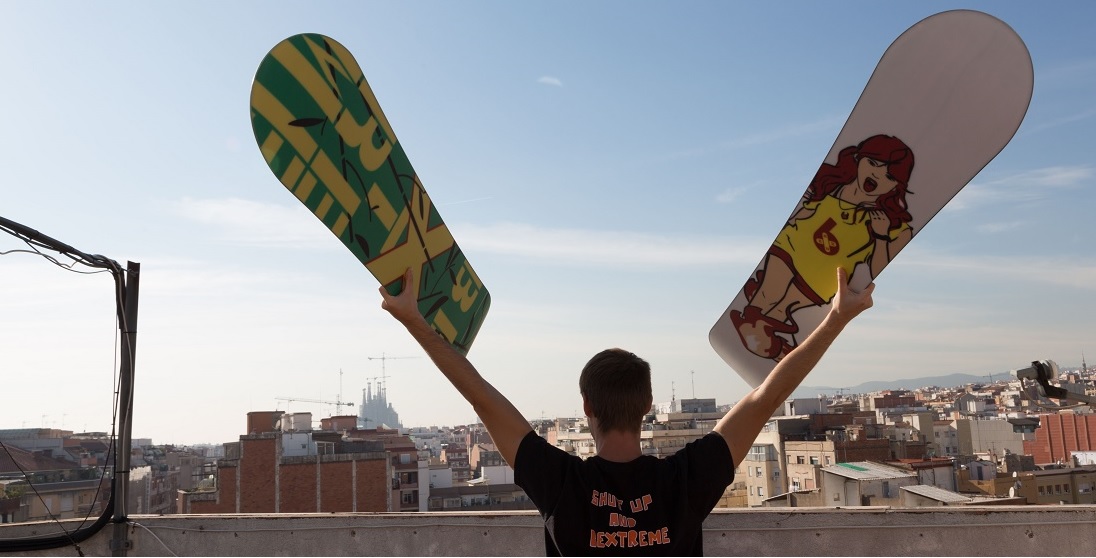 Reparar y encerar tabla snowboard Barcelona