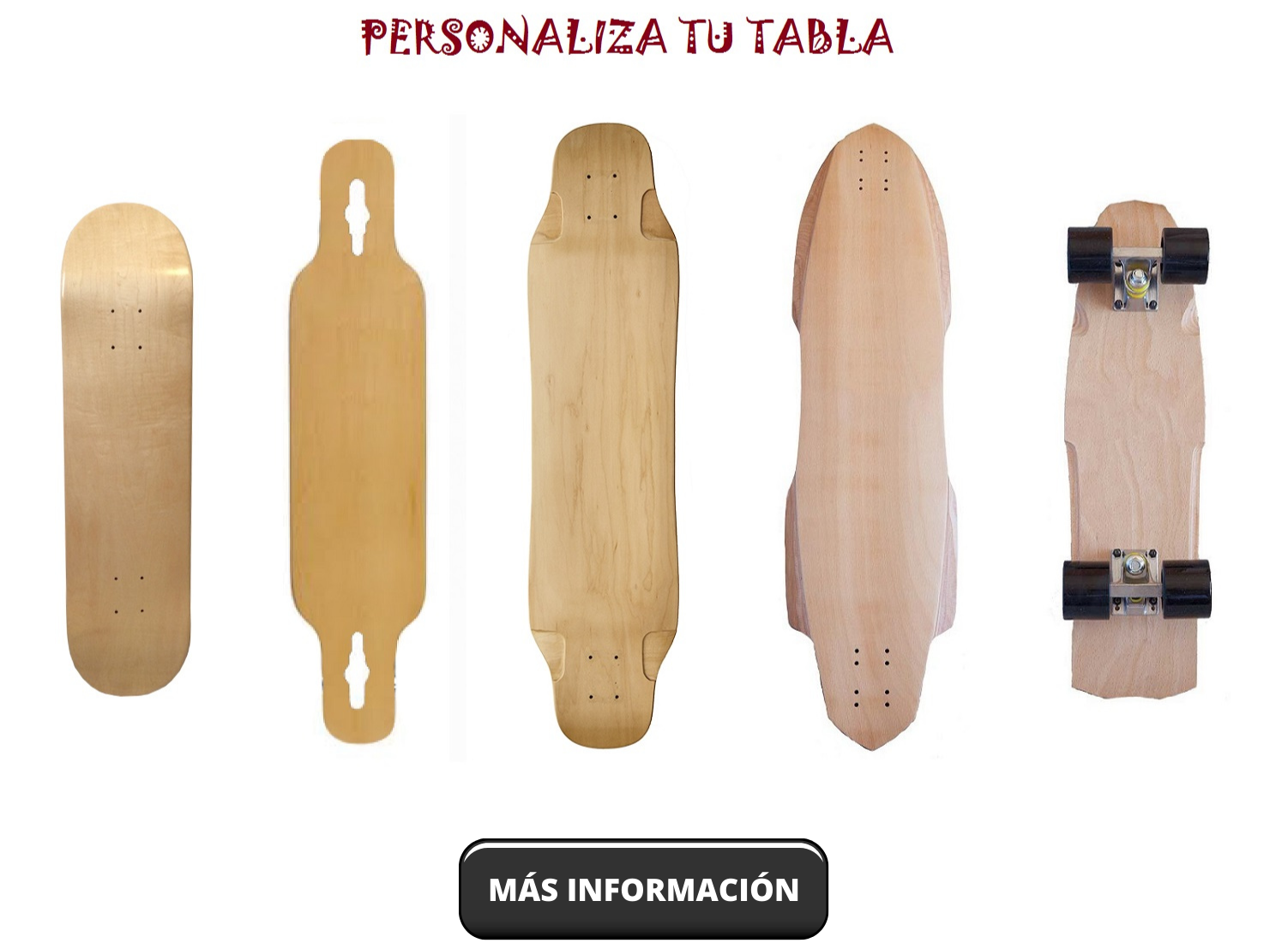 skate y longboards personalizados