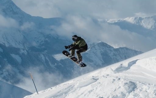 tabla snowboard de montaña