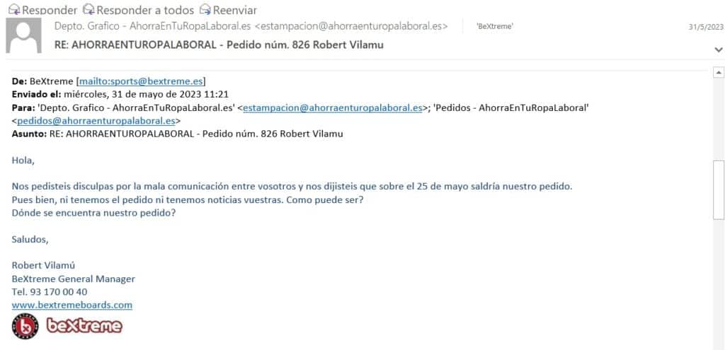 Email a AhorraEnTuRopaLaboral.es