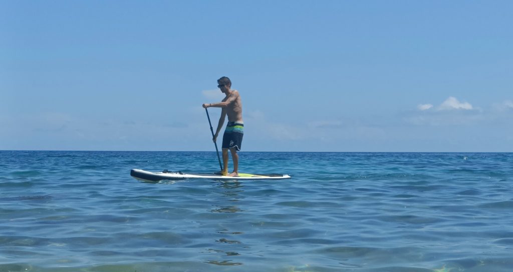 hacer paddle surf postura