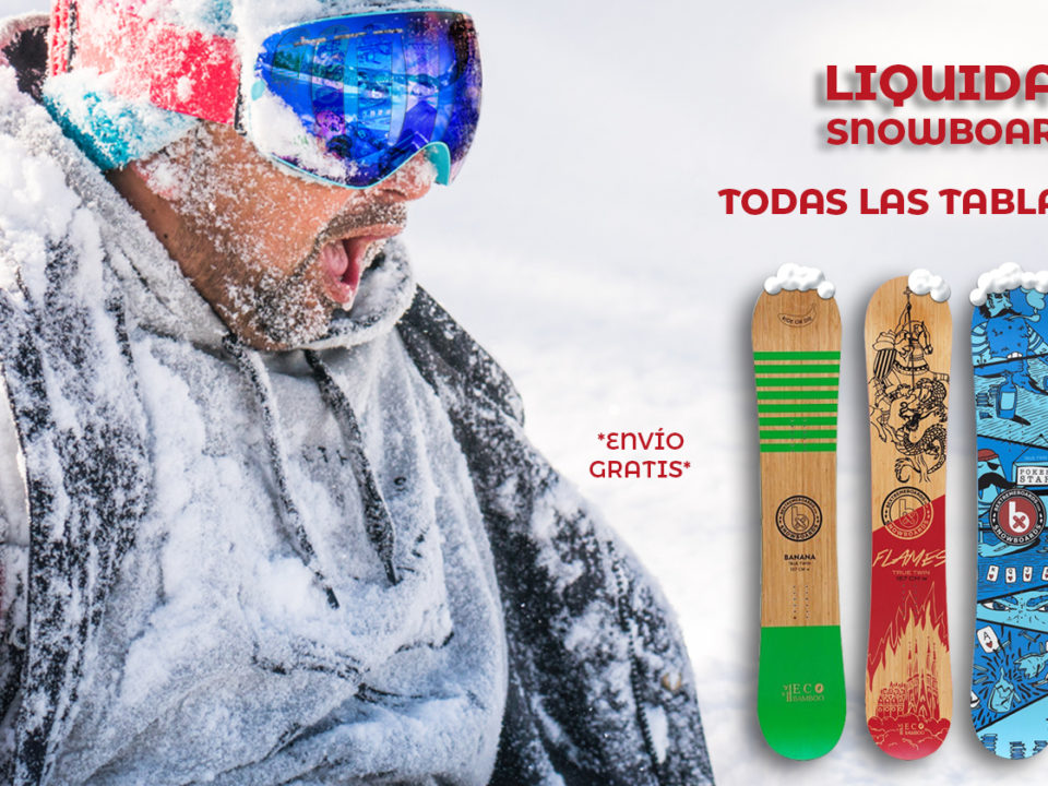 liquidacion snowboards