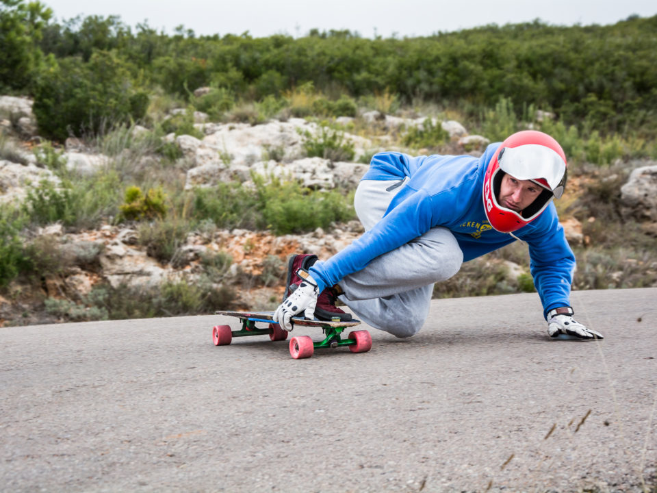 freeride y downhill longboard