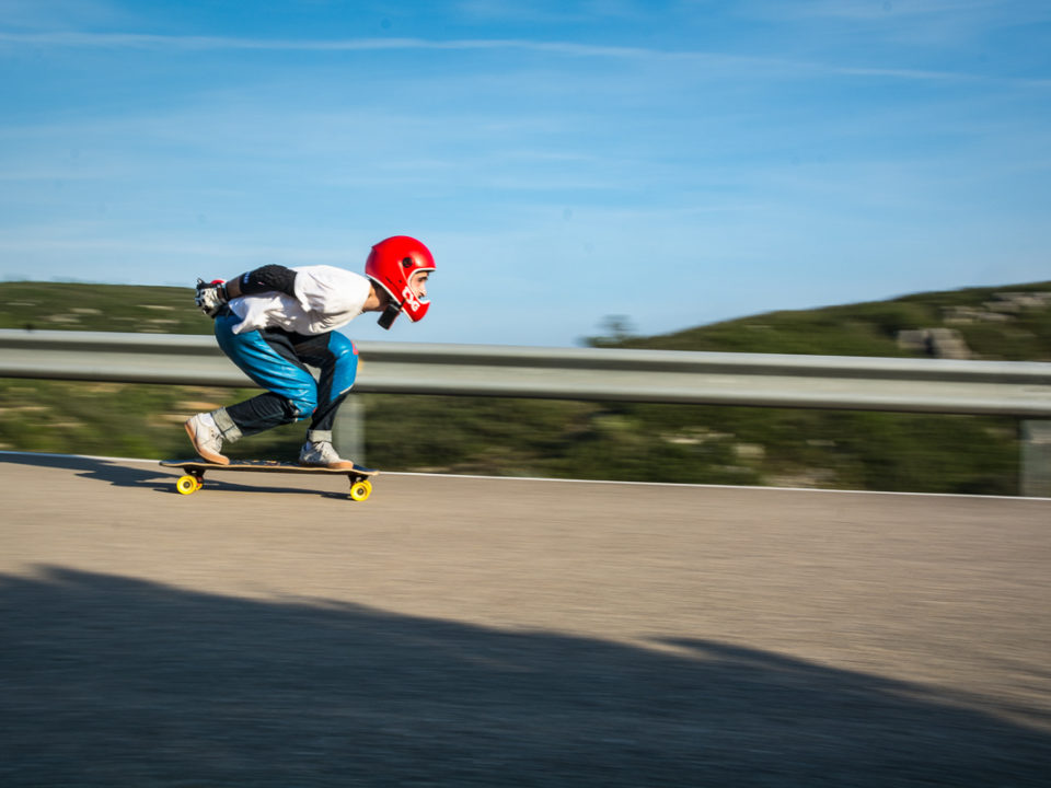 longboard downhill