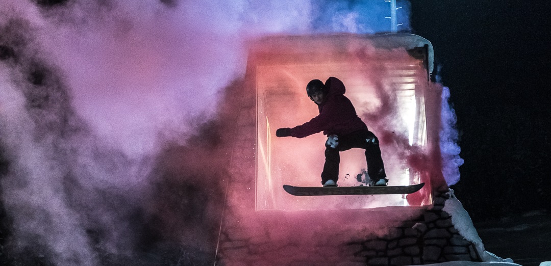 saltos snowboard en Peretol