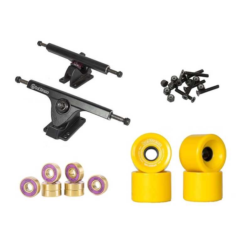 ejes+ruedas+rodamientos skate longboardlongboard